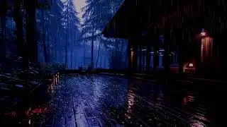 Cozy Night Rain in the Deep Forest 🌲 | Peaceful Sounds to Help You Sleep - Rainforest ASMR