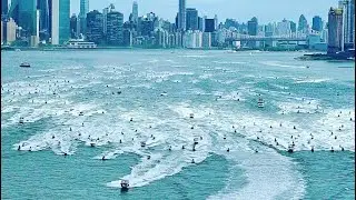 NYC jet ski invasion 2021  4K