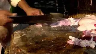 Mutton Meat shop at Kerala - Trhiruvananthapuram