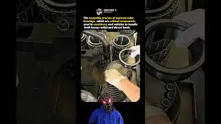 The assembly process of tapered roller bearings