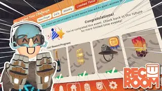 Doing the Limited-Time Challenges in RecRoom! | RecRoom