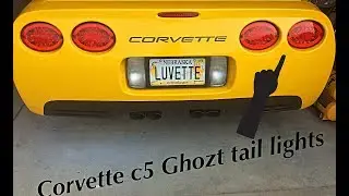 Corvette sequential Halo LED c5 tail lights w/ ghotz sequencer