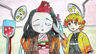 [🌼Paperdiy🌼] Rescue Nezuko ✅ zenitsu Refresh your mind | Paper Stories