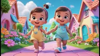 Cinco Pasitos de Punta a Punta | Canciones Infantiles y Rimas para Ni&ntilde;os