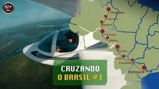 Cruzando o Brasil em um AVIÃO ANFÍBIO – Atravessamos a AMAZÔNIA no Primeiro Dia