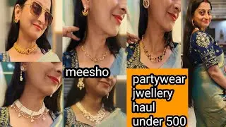 Lightweight & good quality Meesho jwellery haul under 500 