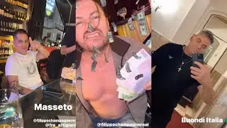 Davide Lacerenza spinge con Filippo Champagne in ginto con bottiglie di migliaia di euro 🍾