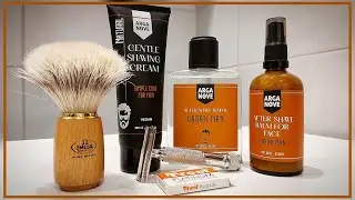 💈🧡 ArgaNove Gentle Shaving Cream, ArgaNove Urbanman Aftershave, Arganove Urbanman Aftershave Balm 🧡💈