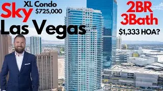 Просторная угловая квартира с 2 спальнями в районе Sky Las Vegas Real Estate