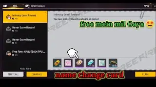 Name change card free me kaise milega 🤔 ?? how to claim name change card !! #freefire #ksprogamer