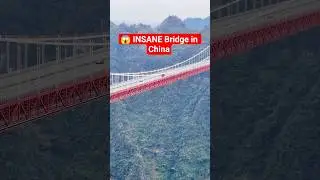 😱 INSANE Bridge in China! Aizhai Bridge Will Blow Your Mind! 🌉