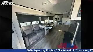 Wonderful 2026 Jayco Jay Feather Travel Trailer RV For Sale in Corsicana, TX | RVUSA.com