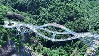 Ruyi bridge - Located at the Shenxianju Scenic Area in Taizhou, Zhejiang, China