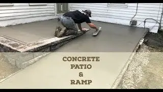 Concrete Patio and Ramp Installation