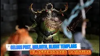 How To Speed Paint Warhammer Quest Dark Water: Gelgus Pust, Mulgoth the Cleaver, and Blight Templars