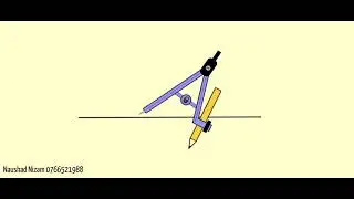 How to construct a perpendicular bisector and perpendicular for given point