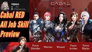 Cabal Red All Job Skill Preview