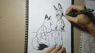 Nick Wilde tailors Jack Savage. Part 2