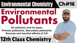 L-3.  Environmental pollutants || Air pollution || primary and secondary pollutants | ch#16 class 12