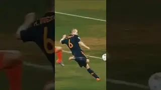 Iniesta's goal in World cup final 2010🥵🔥#highlights #football