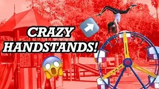 CRAZY HANDSTANDS on a Playground!!! | Kailey Maurer
