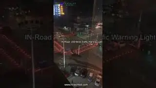 In-pavement LED brick zebra crossing warning light, Underground BrickLED traffic signal light