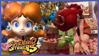 Daisy losing Animation Comparison ~ Mario Striker