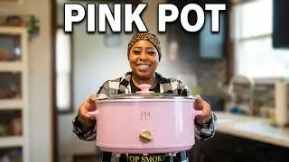 Unboxing my new Pairs Hilton pink crock pot! +Cooking on a budget