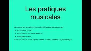 La probl&eacute;matique en &eacute;ducation musicale