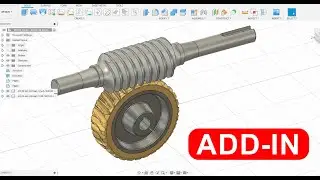 Червячные передачи в Fusion 360 - плагин (доступно обновление - см. описание)