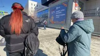 (4K) 19.04.2025 г. Весна. Прогулка в центре Якутска