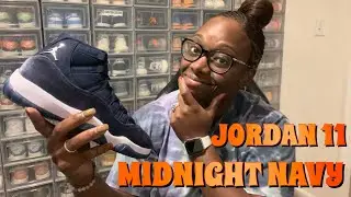 Air Jordan 11 Midnight Navy | ОБЗОР + НА НОГАХ |