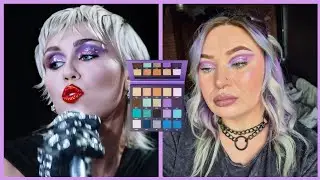 RECREATING MILEY CYRUS MIDNIGHT SKY MAKEUP | KAIMA COSMETICS | GLITTER GHULEH