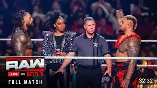 FULL MATCH - Roman Reigns vs. Solo Sikoa - Tribal Combat: Raw On Netflix 2025