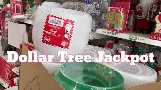 Dollar Tree JACKPOT-OMGGGGGGGGG New Christmas Finds #dollartree #shopwithme #christmas