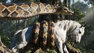 Brave Donkey Fights Giant Snake To Save Best Friend! The Most Heroic Rescue Ever