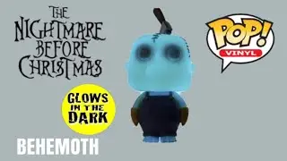 Funko POP Vinyl Behemoth Glow In The Dark Exclusive No 211 Unboxing!Review Disney Nightmare Before C