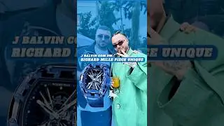 J Balvin com um Richard Mille de 7M de d&oacute;lares 🤯 |  Inscreva-se 🔥 | #watch #jbalvin #richardmille