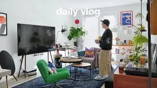 【Vlog】観葉植物とインテリア、40代男の暮らし | 一時帰国、日本で買いたいもの | リビングで過ごす日常 | アメリカ駐在
