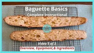 How to make French Bread (Baguette Basics - Series) Instructional - Video 1 of 3