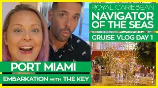 Navigator of the Seas | Boarding the Ship & The Key Program | Royal Caribbean Cruise Vlog Day 01