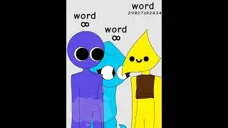 how many word u get/Rainbow Friends CHAPTER 2 Roblox#shorts#Rainbowfriends#roblox