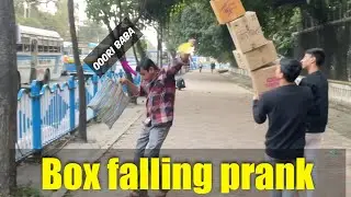 New Box falling prank | Box Dropping prank  | Prank on girls |😂😂 OOORI BABA 😂😂| prank video 2022