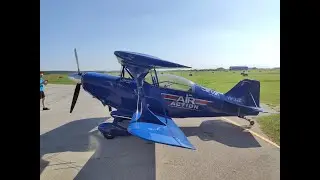 Aerobatic flight with Pitts S-2C