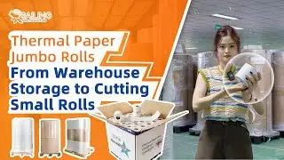 Thermal Paper Jumbo Rolls | From Warehouse to Small Rolls | Professional Manufacturer