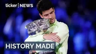 Carlos Alcaraz becomes youngest man to complete career Grand Slam