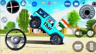 Modified 👿Mahindra blue Thar Car Games:Indian Cars (Gadi Wala Game) - Car Game Android Gameplay 2025