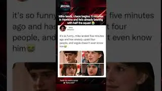 Mike lands, chaos begins: 5 minutes in Hawkins and he&rsquo;s already beefing with half the squad 😭