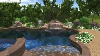 A custom pool design by Pool Concepts by Pete Ordaz Inc.