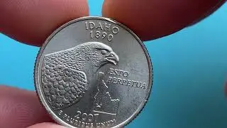 25 cent USA 2007 Idaho State Quarter